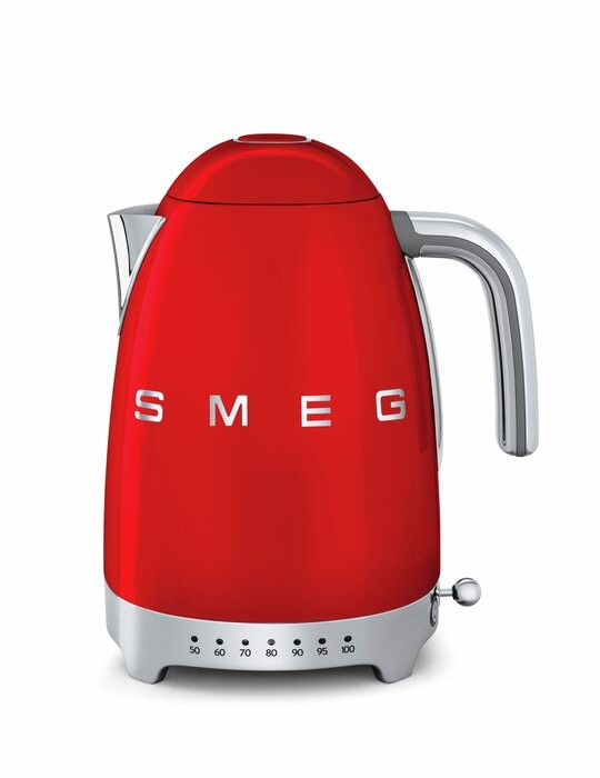 Smeg Vattenkokare 7 temperaturer KLF04 1,7 L Röd