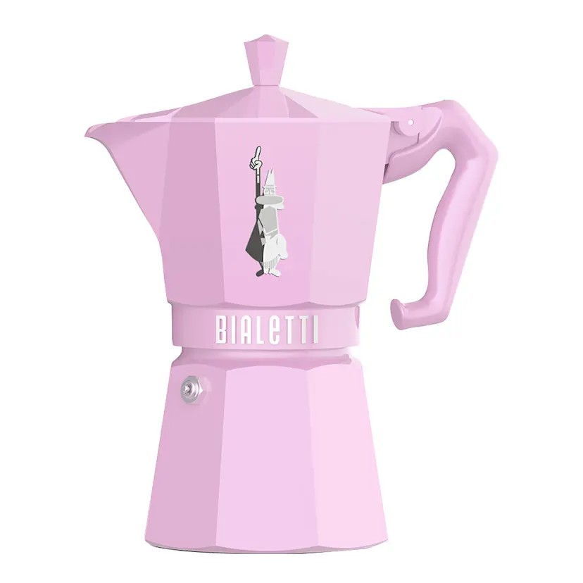 Exclusive Moka Express 6 koppar 25 cl Rosa