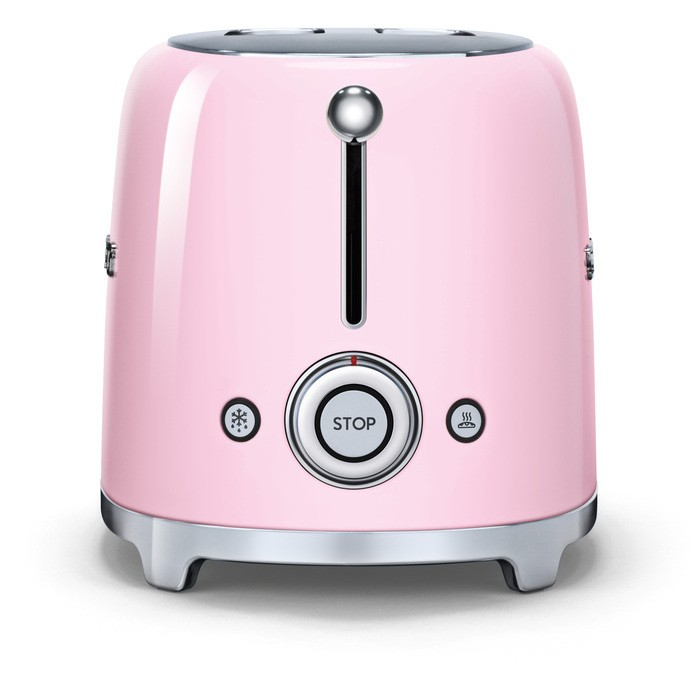 Smeg Brödrost 2 skivor TSF01 Rosa