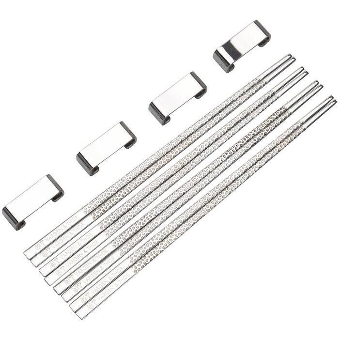 Kito Chopsticks ätpinnar med hållare 4-pack