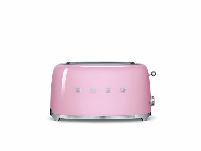 Smeg Brödrost 4 skivor TSF02 Rosa