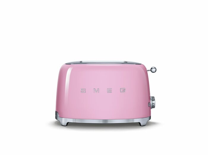 Smeg Brödrost 2 skivor TSF01 Rosa