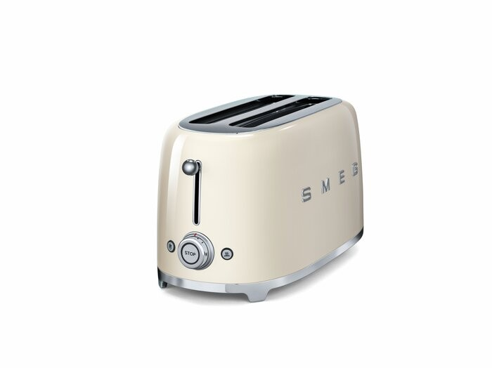 Smeg Brödrost 4 skivor TSF02 Creme