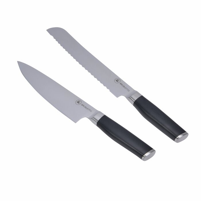 Brusletto Knivset 2-pack Rostfri