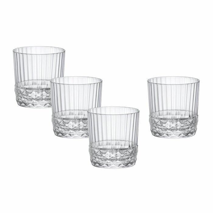 Modern House - America - Whiskeyglas 4-pk - 37 cl