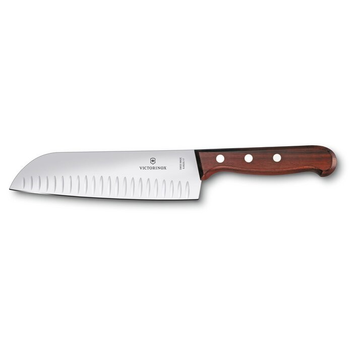 Kebony Santokniv med luftfickor 17 cm